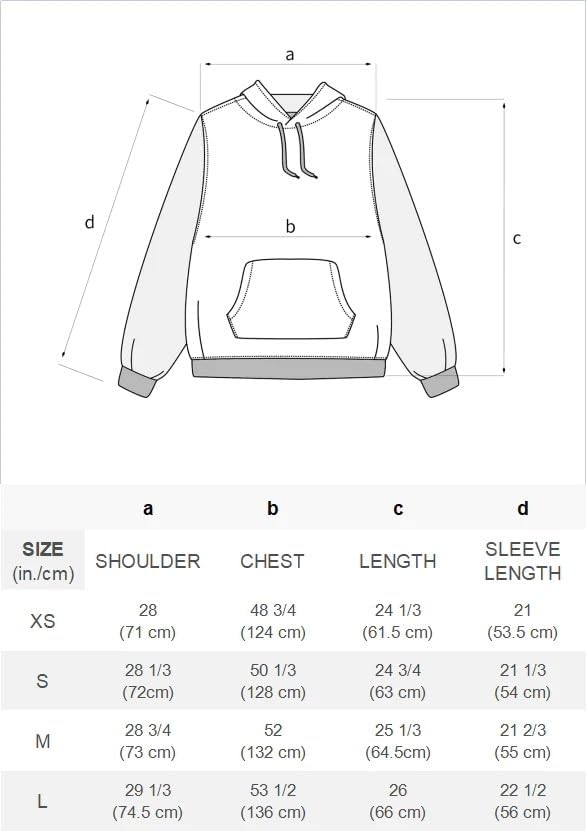 Vintage Graphic Hoodie Pullover - Casual Oversized Long Sleeve Sweatshirt - Picture 74 of 105