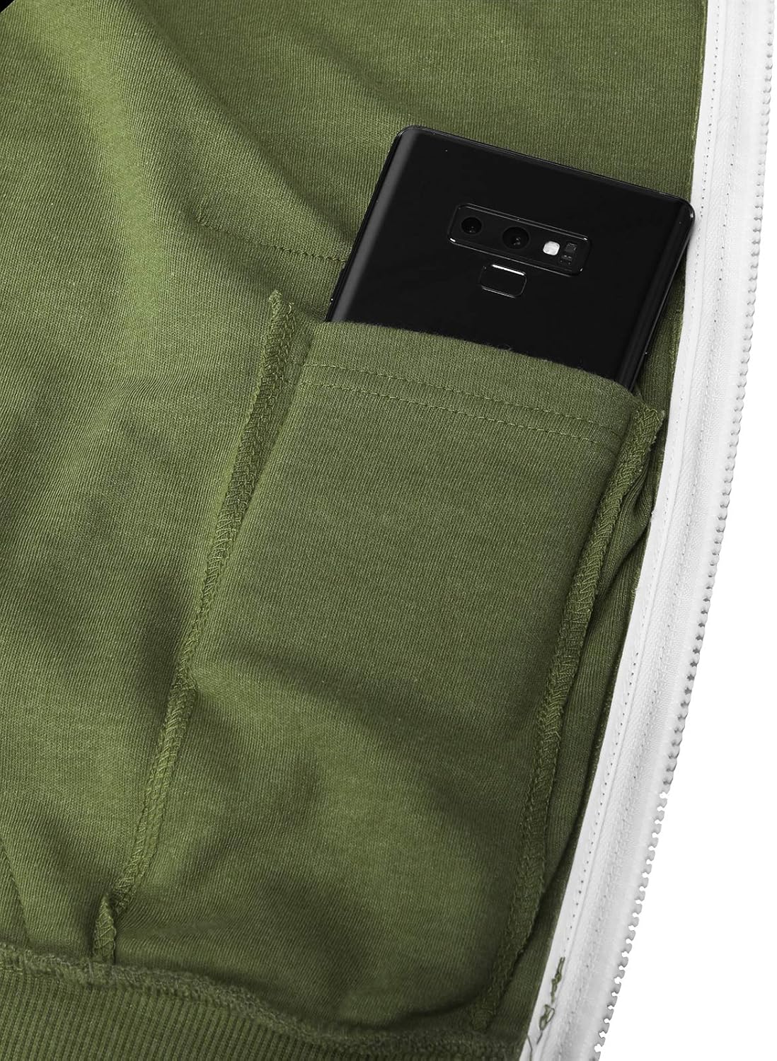 Men's Zip Up Hoodie Lightweight Long Sleeve Basic Slim Fit Cotton SweatShirt - Picture 98 of 201