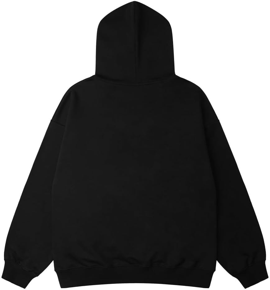 Vintage Graphic Hoodie Pullover - Casual Oversized Long Sleeve Sweatshirt - Picture 81 of 105
