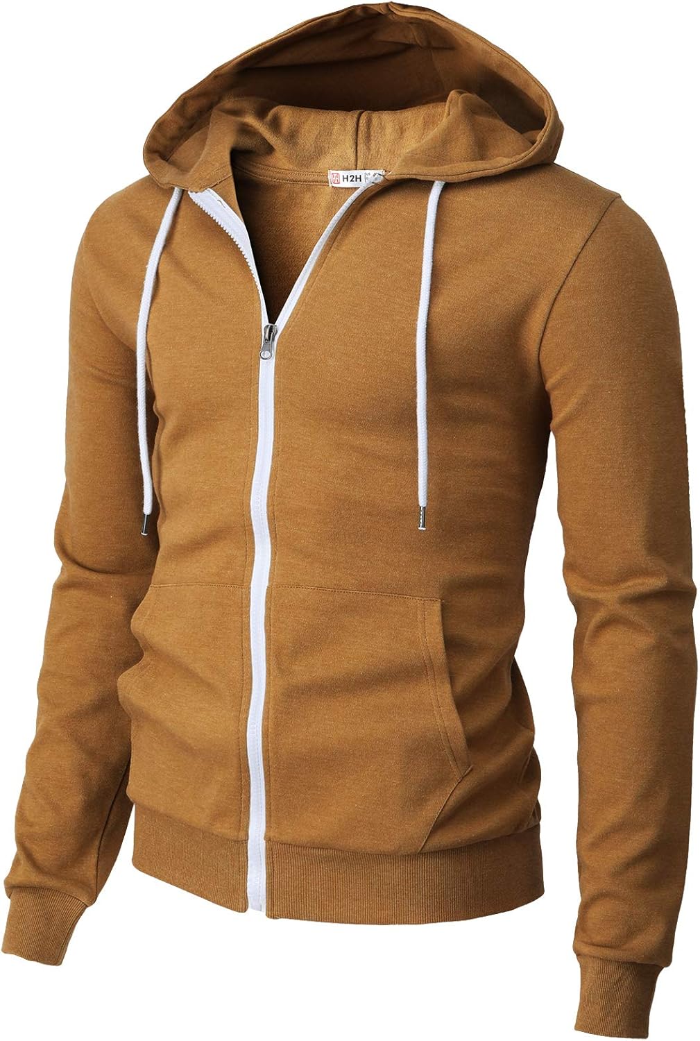 Men's Zip Up Hoodie Lightweight Long Sleeve Basic Slim Fit Cotton SweatShirt - Picture 106 of 201