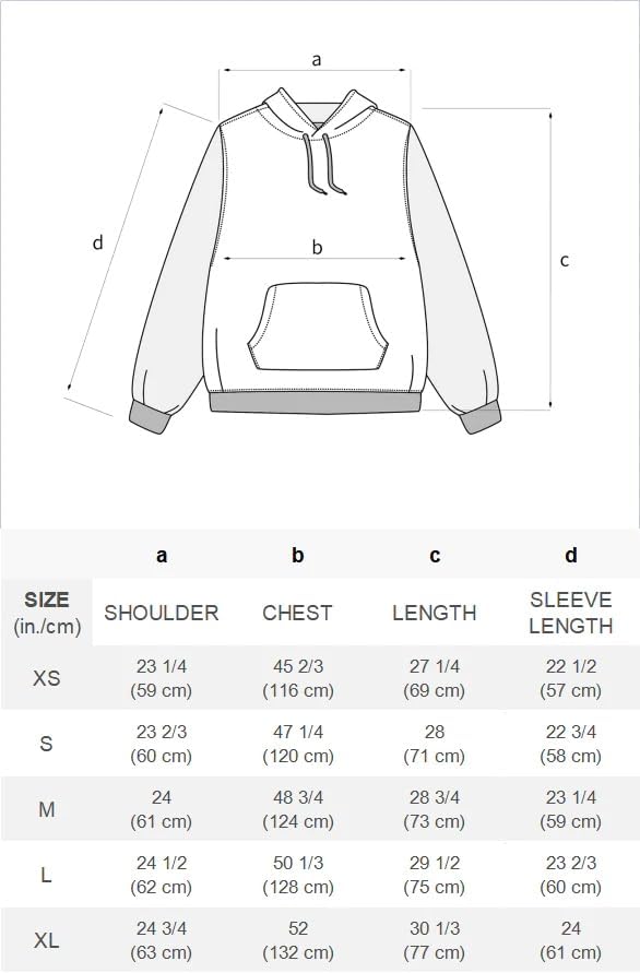 Vintage Graphic Hoodie Pullover - Casual Oversized Long Sleeve Sweatshirt - Picture 90 of 105