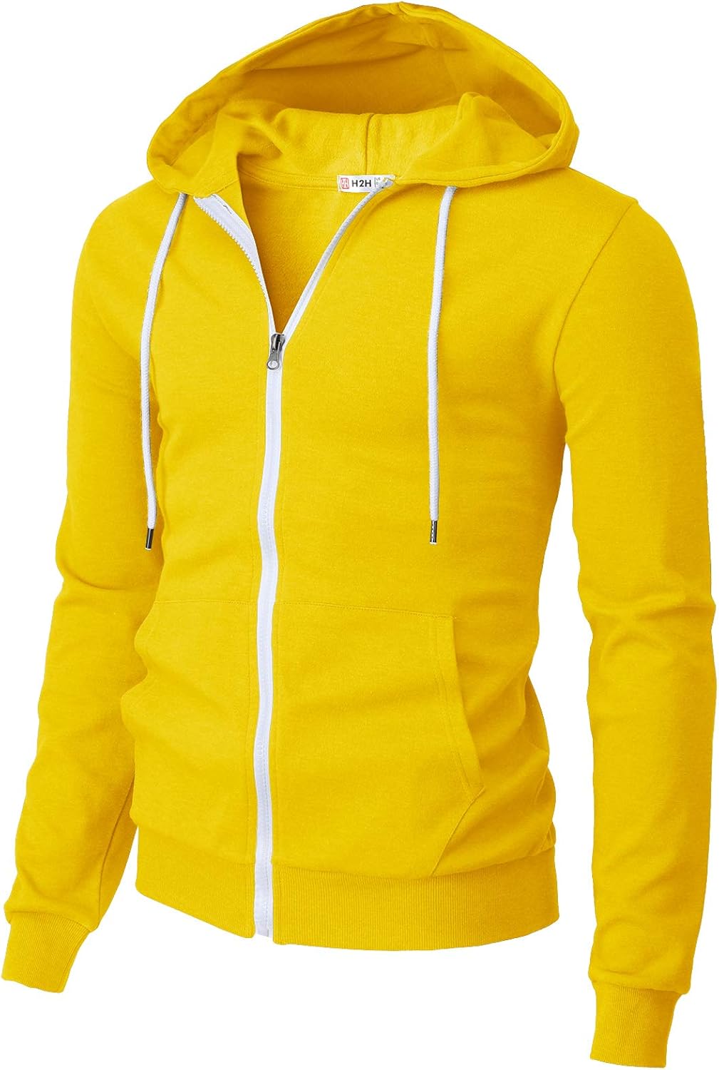 Men's Zip Up Hoodie Lightweight Long Sleeve Basic Slim Fit Cotton SweatShirt - Picture 112 of 201