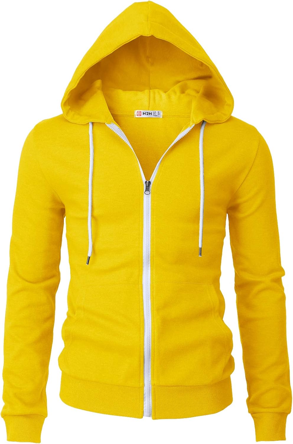 Men's Zip Up Hoodie Lightweight Long Sleeve Basic Slim Fit Cotton SweatShirt - Picture 113 of 201