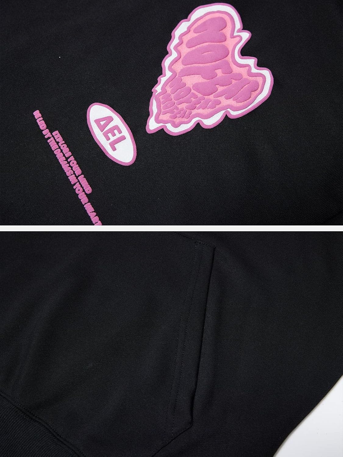 Vintage Graphic Hoodie Pullover - Casual Oversized Long Sleeve Sweatshirt - Picture 93 of 105