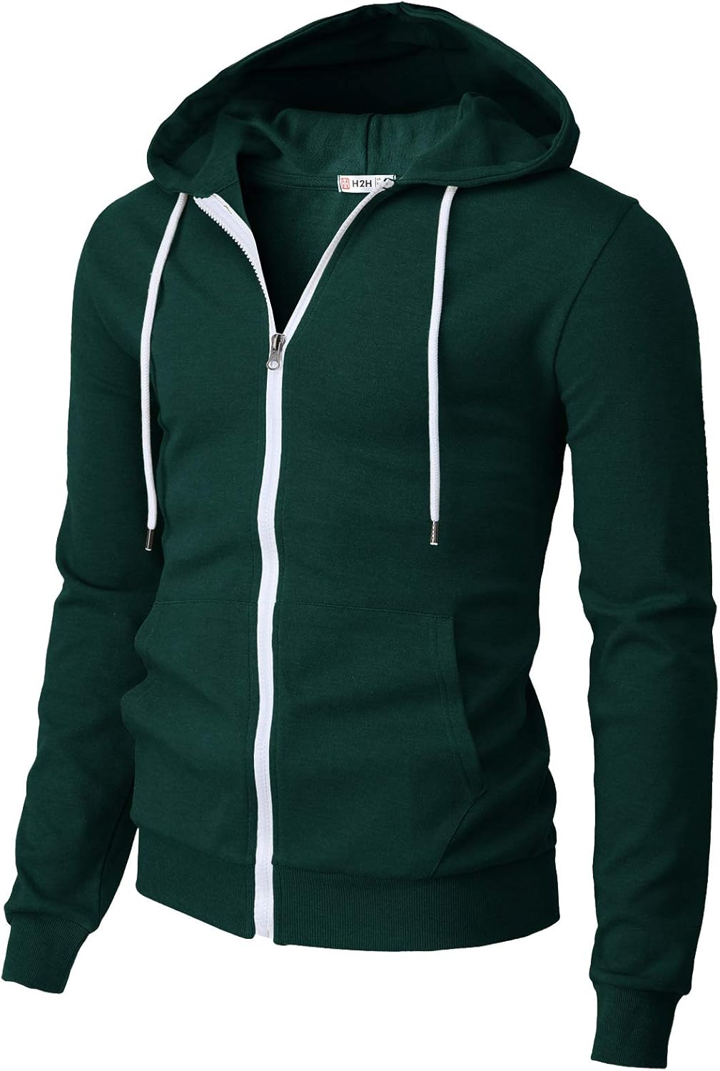 Men's Zip Up Hoodie Lightweight Long Sleeve Basic Slim Fit Cotton SweatShirt - Picture 118 of 201