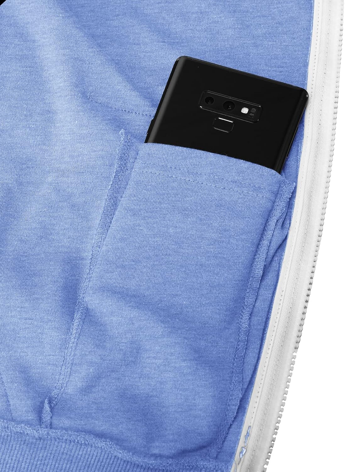 Men's Zip Up Hoodie Lightweight Long Sleeve Basic Slim Fit Cotton SweatShirt - Picture 128 of 201