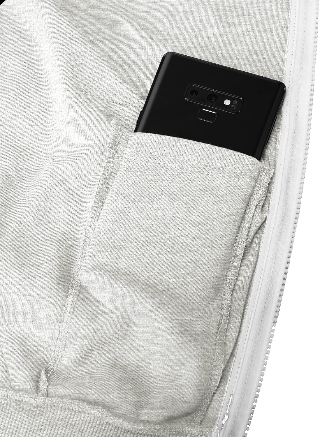 Men's Zip Up Hoodie Lightweight Long Sleeve Basic Slim Fit Cotton SweatShirt - Picture 134 of 201