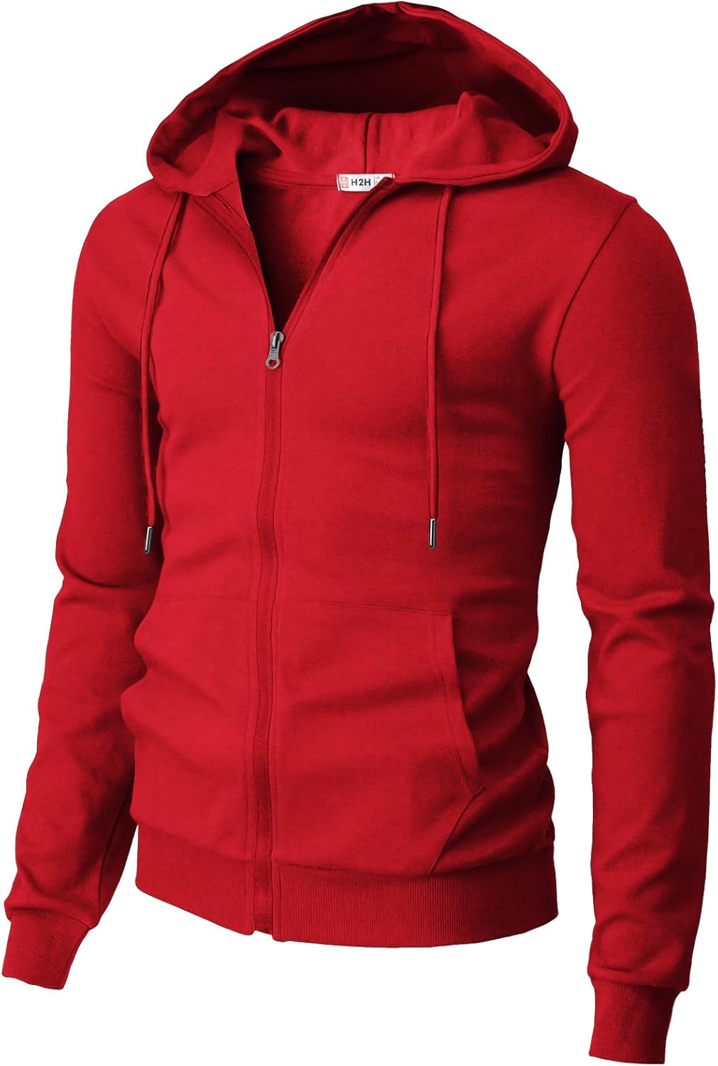 Men's Zip Up Hoodie Lightweight Long Sleeve Basic Slim Fit Cotton SweatShirt - Picture 136 of 201