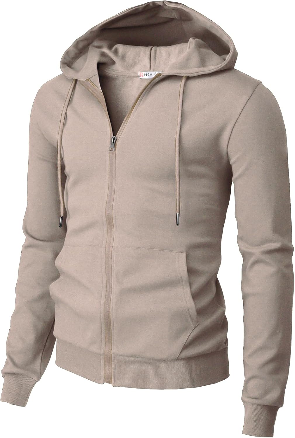 Men's Zip Up Hoodie Lightweight Long Sleeve Basic Slim Fit Cotton SweatShirt - Picture 142 of 201