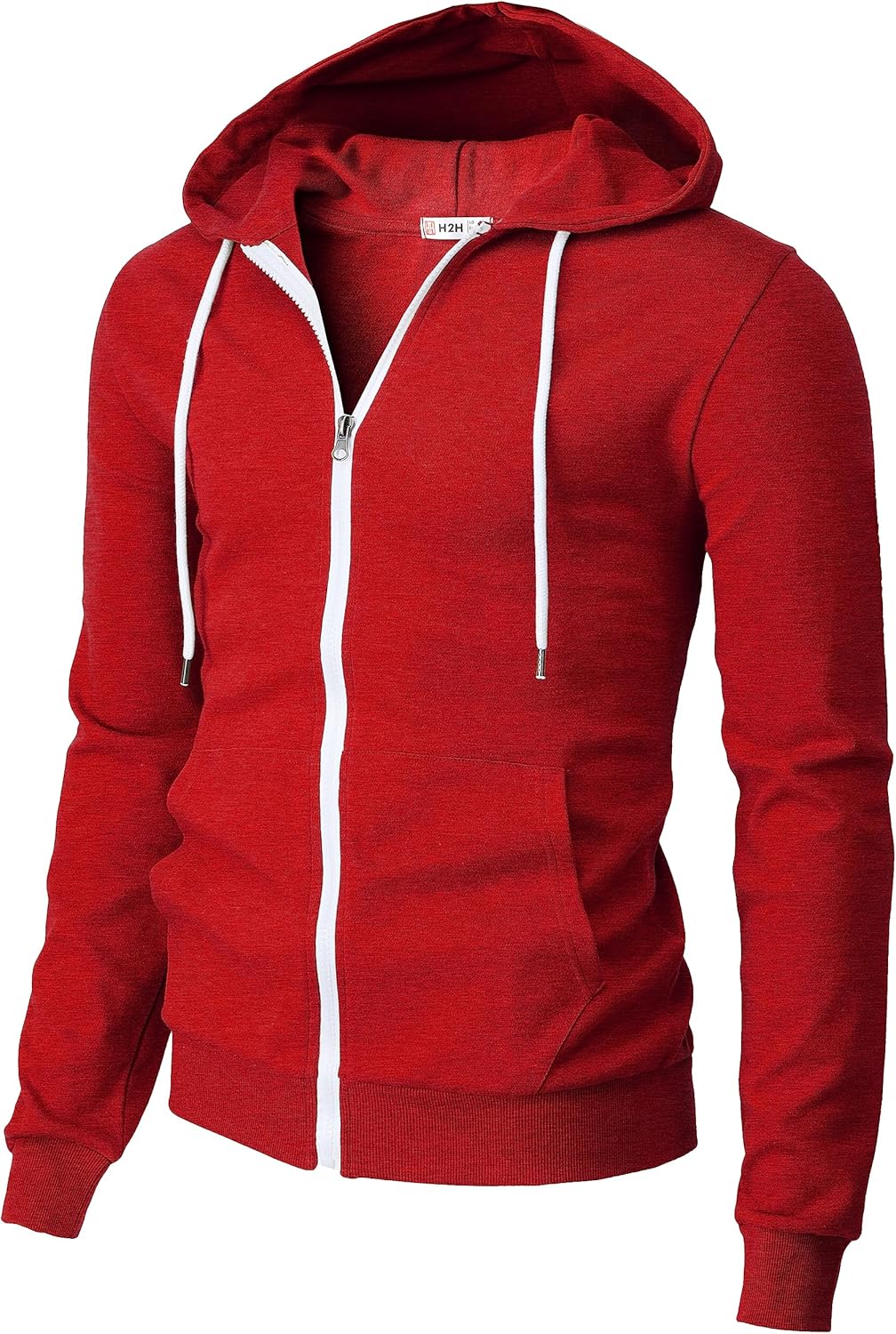 Men's Zip Up Hoodie Lightweight Long Sleeve Basic Slim Fit Cotton SweatShirt - Picture 148 of 201