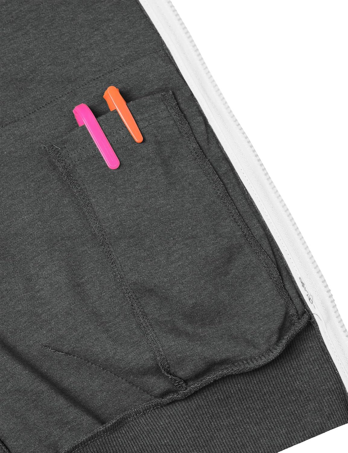 Men's Zip Up Hoodie Lightweight Long Sleeve Basic Slim Fit Cotton SweatShirt - Picture 158 of 201