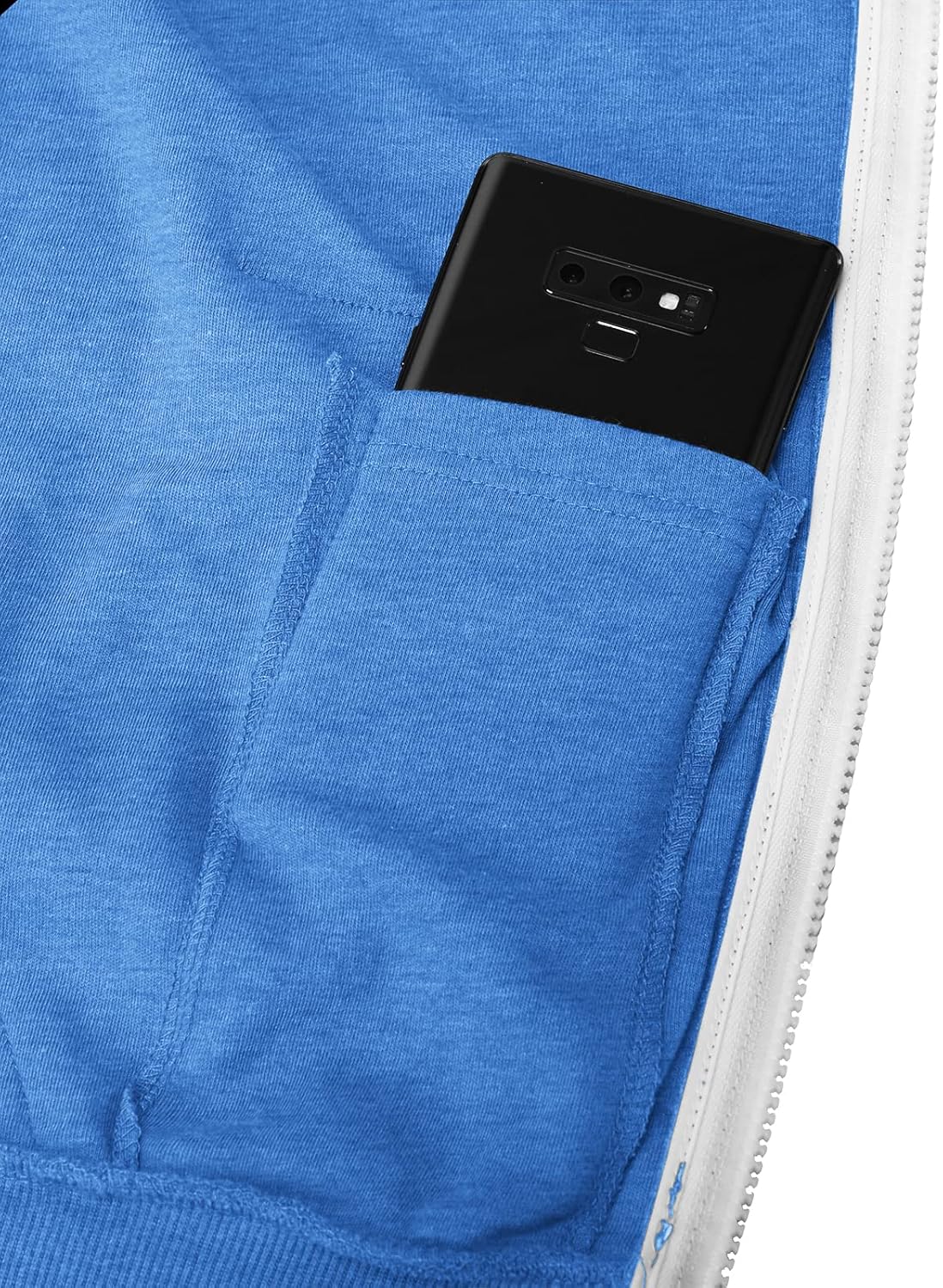 Men's Zip Up Hoodie Lightweight Long Sleeve Basic Slim Fit Cotton SweatShirt - Picture 164 of 201