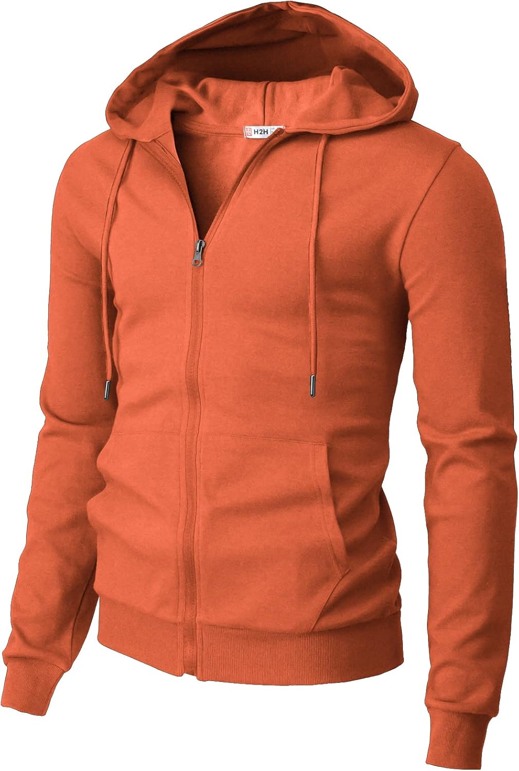 Men's Zip Up Hoodie Lightweight Long Sleeve Basic Slim Fit Cotton SweatShirt - Picture 166 of 201