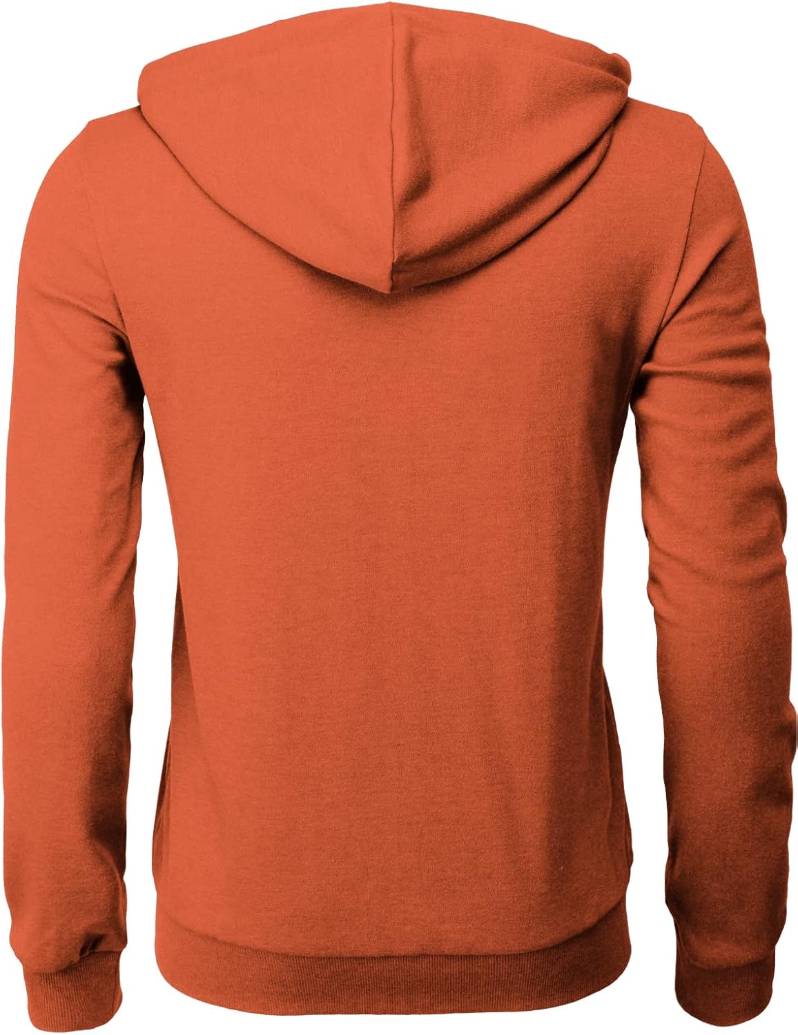 Men's Zip Up Hoodie Lightweight Long Sleeve Basic Slim Fit Cotton SweatShirt - Picture 168 of 201