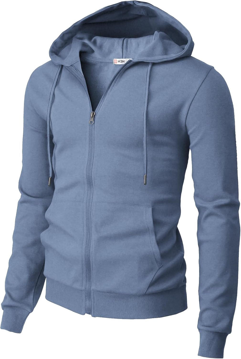 Men's Zip Up Hoodie Lightweight Long Sleeve Basic Slim Fit Cotton SweatShirt - Picture 172 of 201