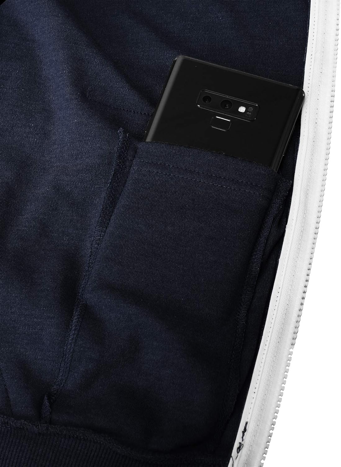 Men's Zip Up Hoodie Lightweight Long Sleeve Basic Slim Fit Cotton SweatShirt - Picture 182 of 201