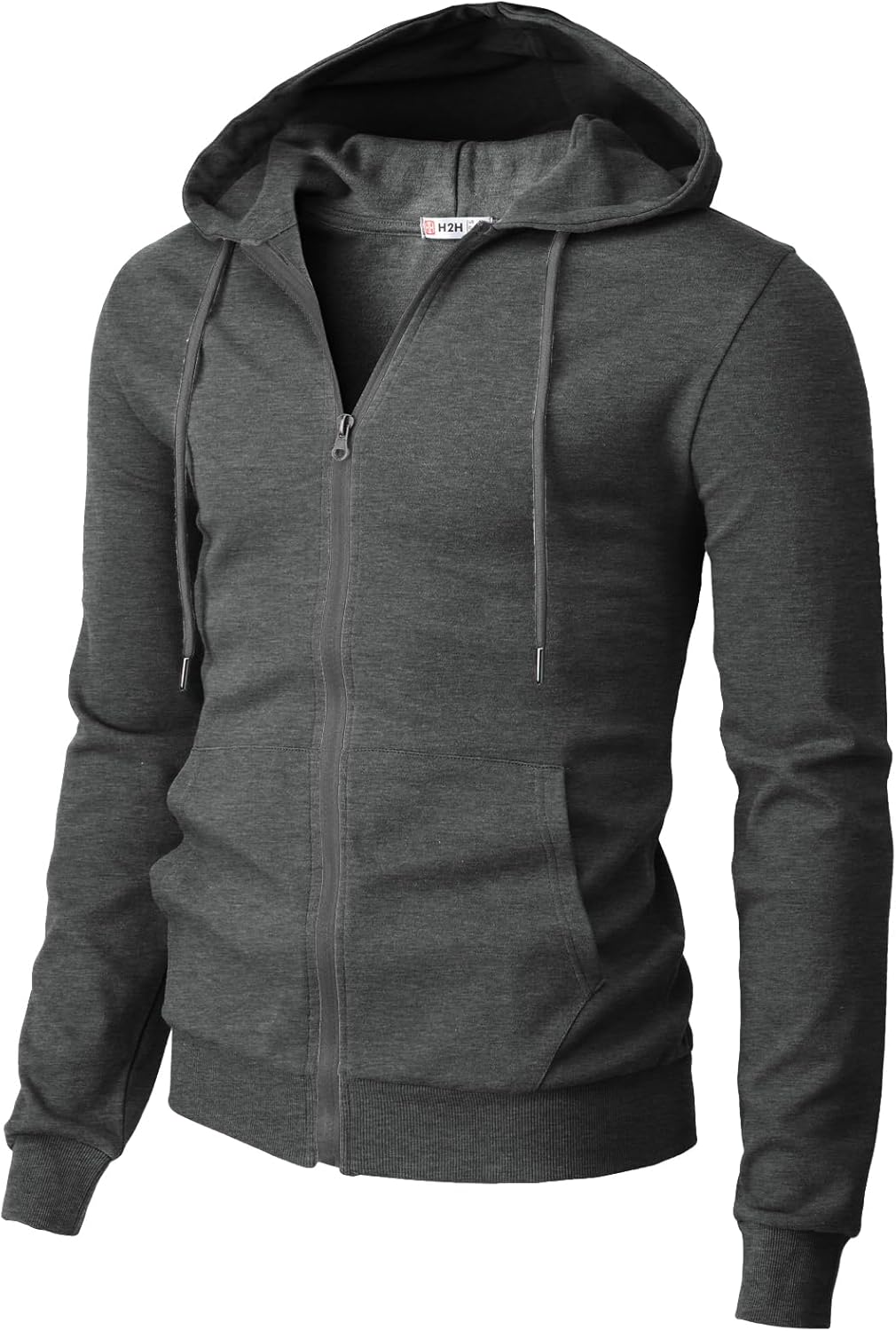 Men's Zip Up Hoodie Lightweight Long Sleeve Basic Slim Fit Cotton SweatShirt - Picture 184 of 201