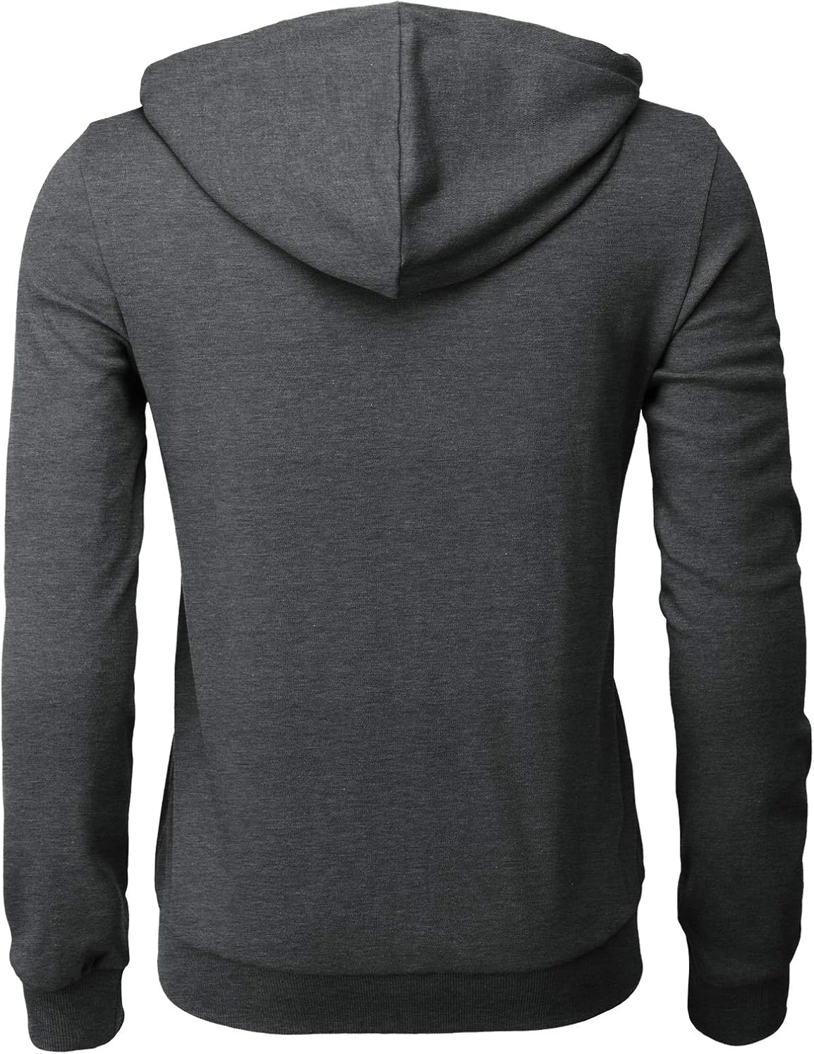Men's Zip Up Hoodie Lightweight Long Sleeve Basic Slim Fit Cotton SweatShirt - Picture 186 of 201