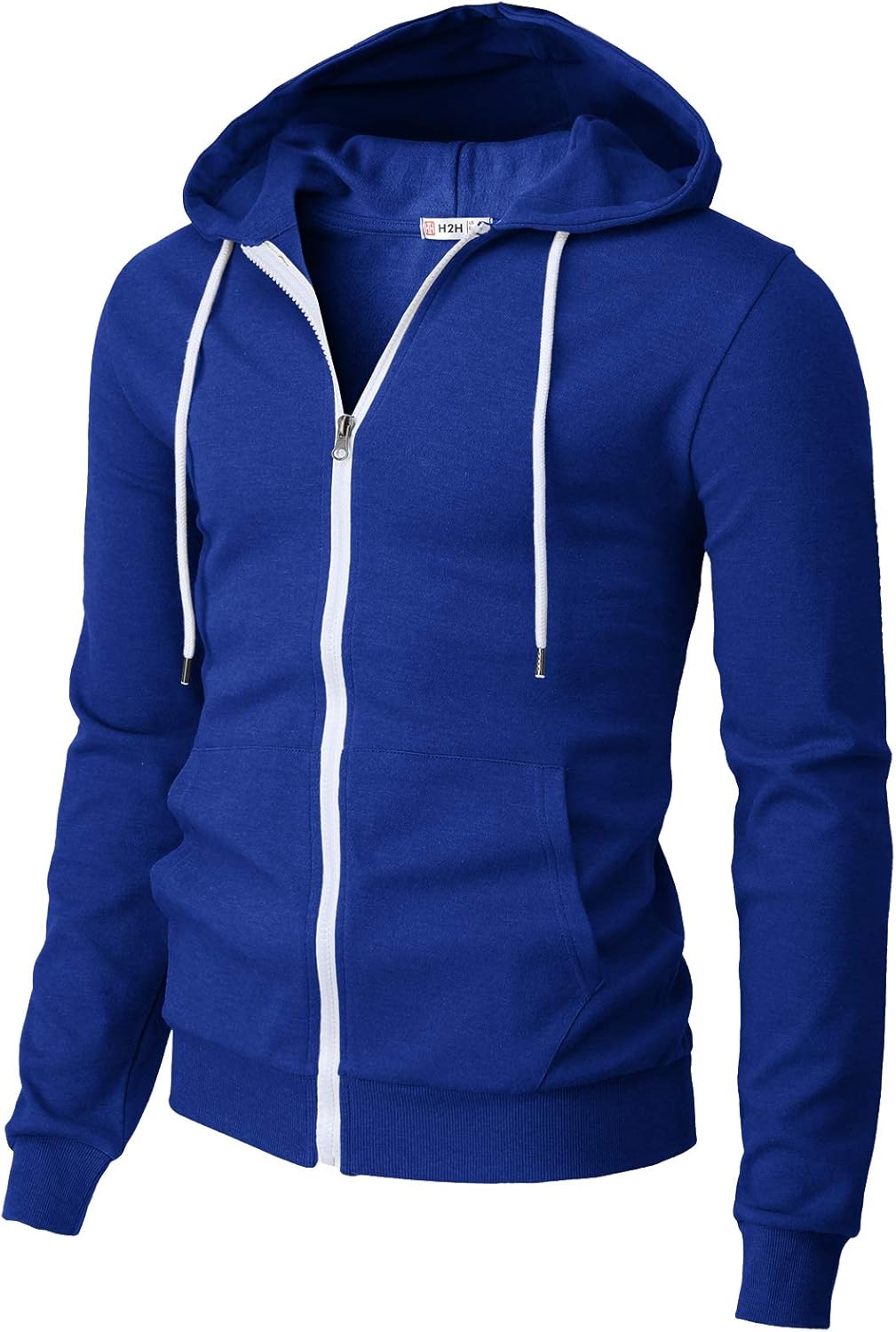 Men's Zip Up Hoodie Lightweight Long Sleeve Basic Slim Fit Cotton SweatShirt - Picture 190 of 201