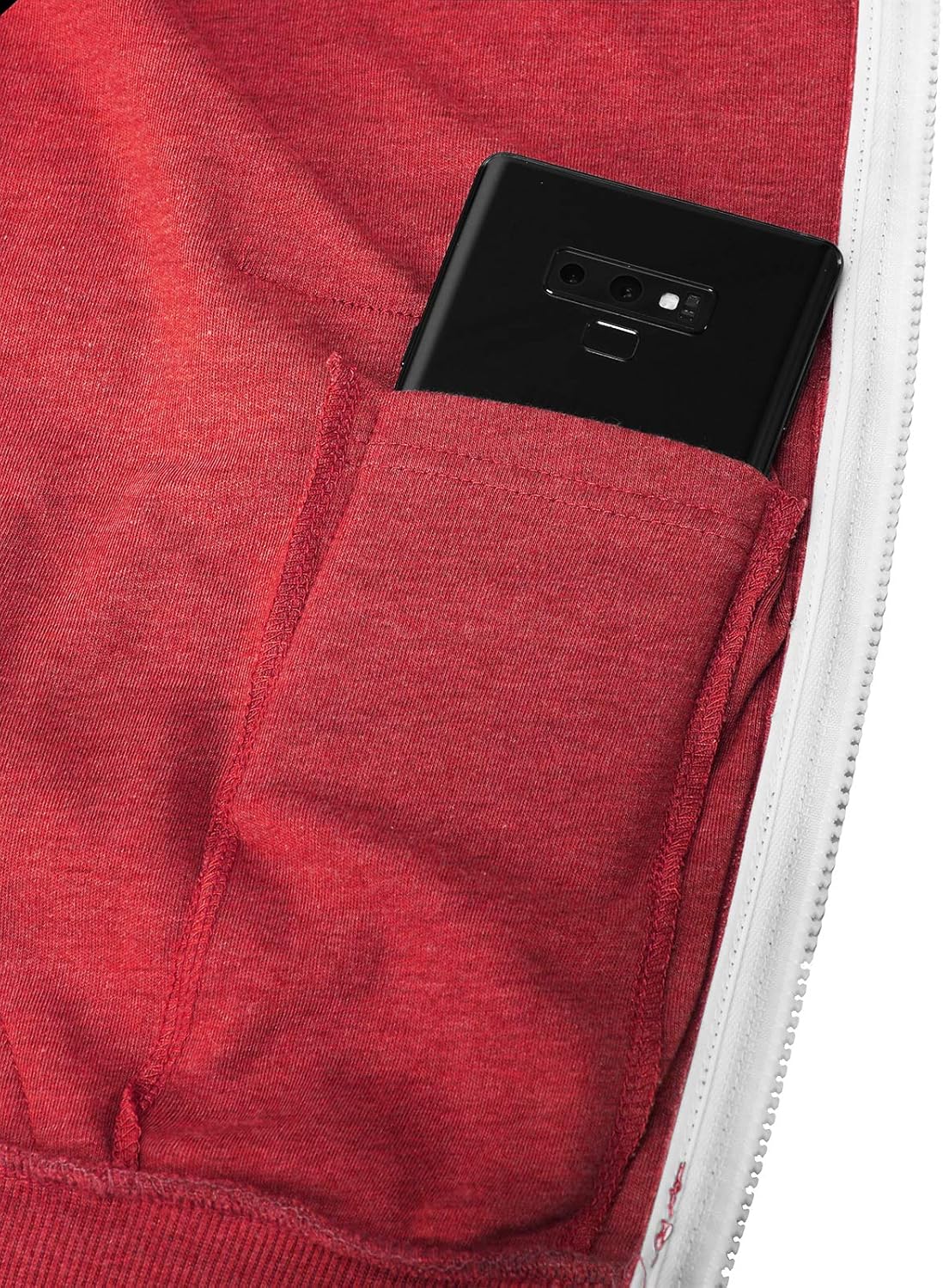 Men's Zip Up Hoodie Lightweight Long Sleeve Basic Slim Fit Cotton SweatShirt - Picture 200 of 201