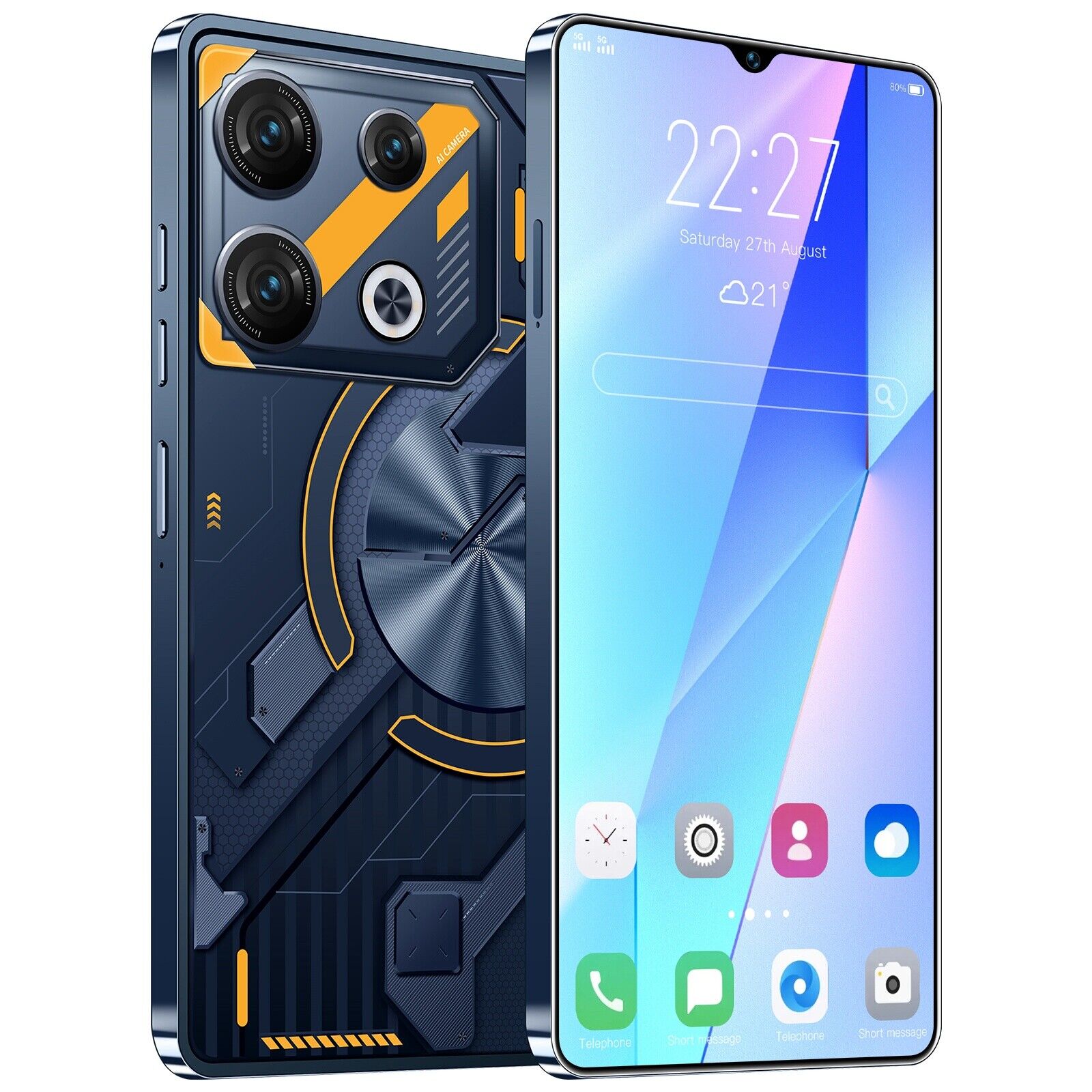 GT10 Pro 6,8 Zoll Android Smartphone 8GB+128GB 4G Global entsperrt Handy - Bild 21 von 21