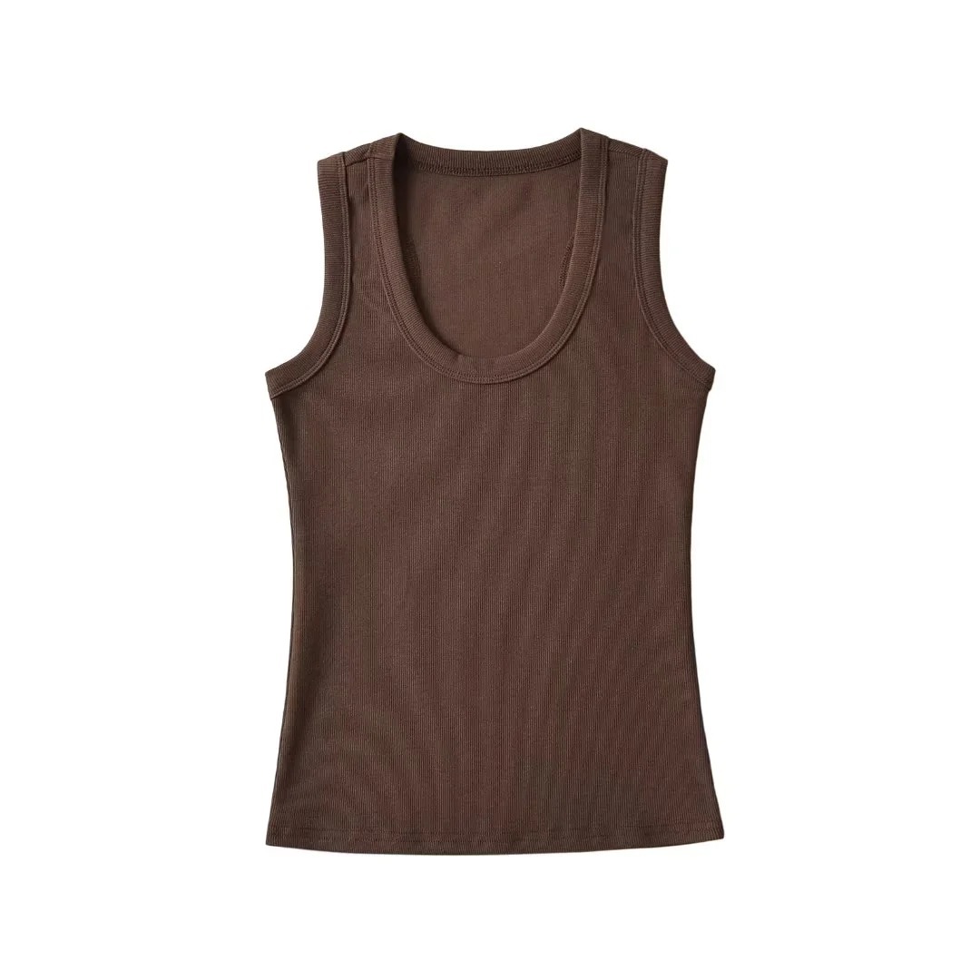 Hot sale Wholesale white black and pink women sexy fashion sleeveless vest/top