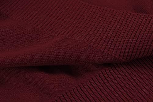 Men's Crew Neck Sweater Slim Lightweight Sweatshirts Knitted Pullover for Casual - Picture 29 of 142