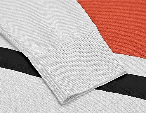Men's Crew Neck Sweater Slim Lightweight Sweatshirts Knitted Pullover for Casual - Picture 91 of 142