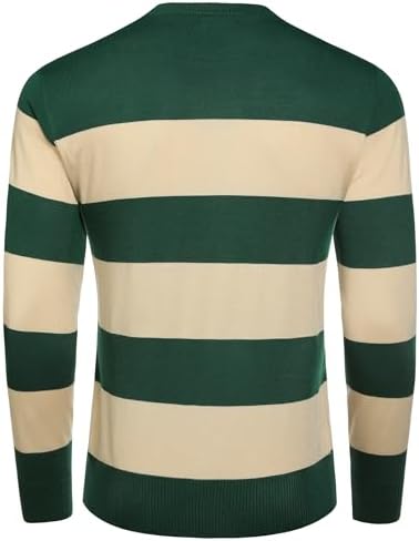 Men's Crew Neck Sweater Slim Lightweight Sweatshirts Knitted Pullover for Casual - Picture 94 of 142