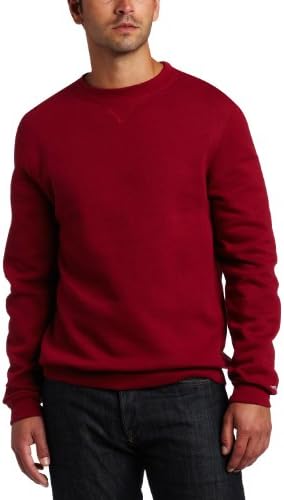 Men's Workout Fleece Crewneck Sweatshirt Lightweight Warm Moisture Outdoor Top - Picture 17 of 24