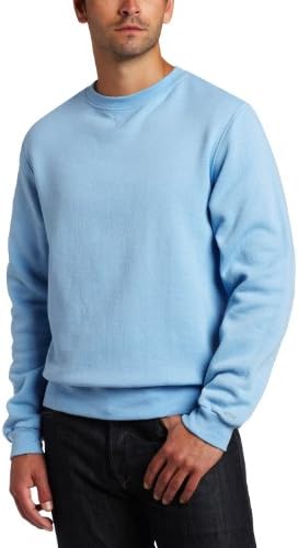 Men's Workout Fleece Crewneck Sweatshirt Lightweight Warm Moisture Outdoor Top - Picture 19 of 24
