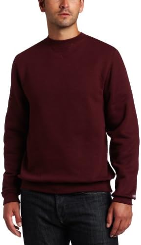 Men's Workout Fleece Crewneck Sweatshirt Lightweight Warm Moisture Outdoor Top - Picture 21 of 24