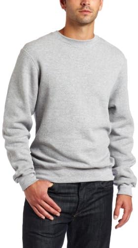 Men's Workout Fleece Crewneck Sweatshirt Lightweight Warm Moisture Outdoor Top - Picture 22 of 24
