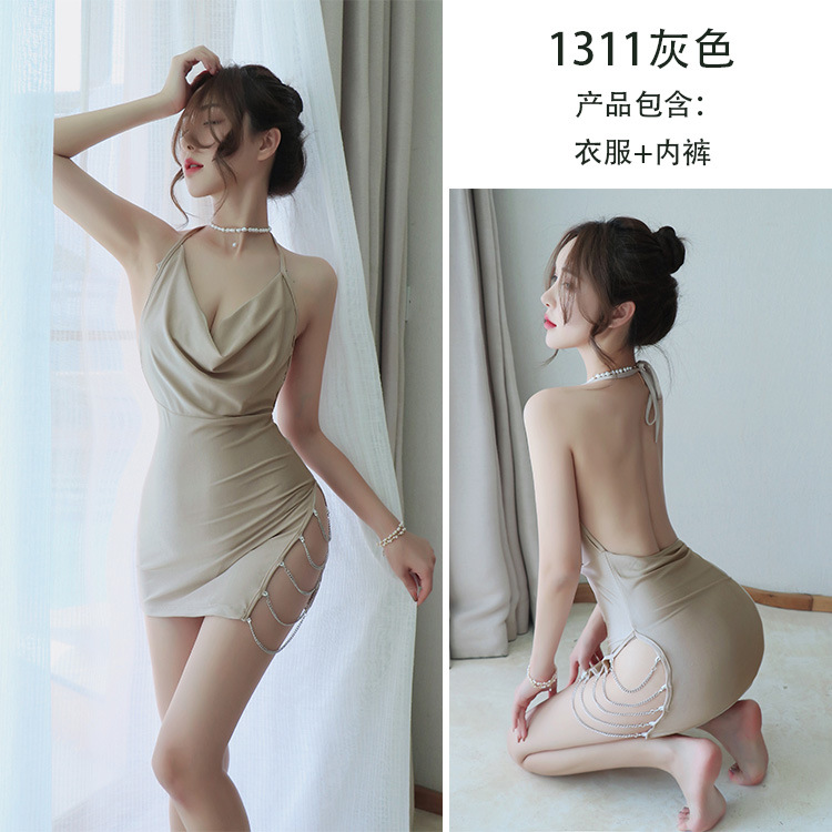Lace Camisole Pajama Set Women's Nightgown Home Wear - Picture 9 of 9