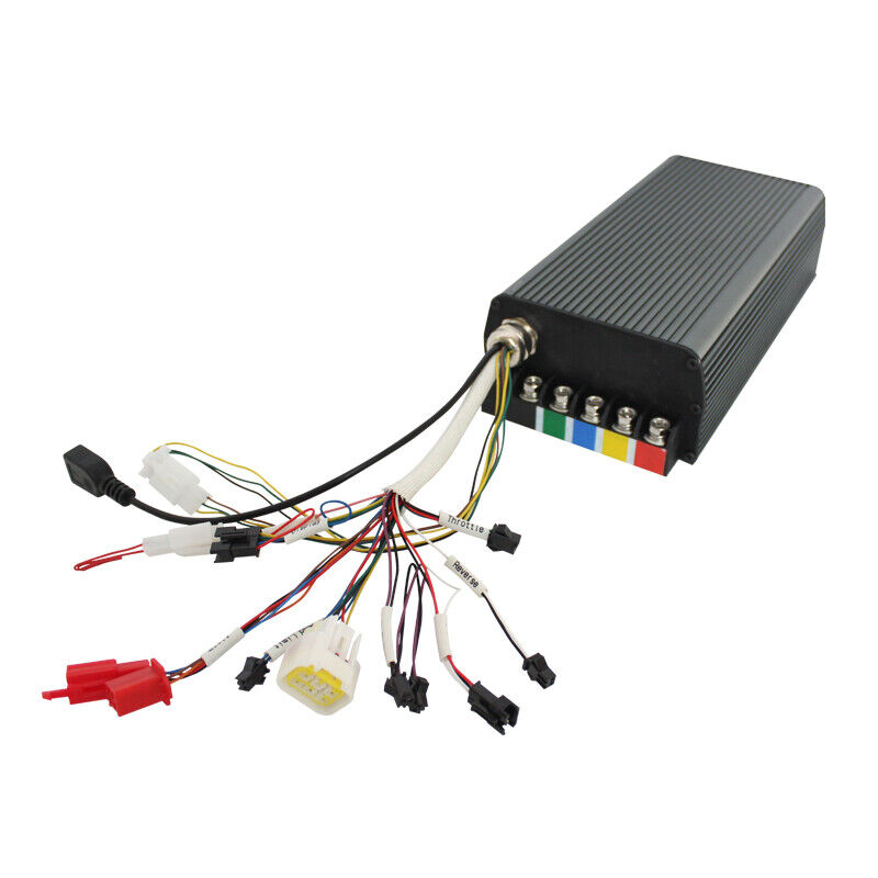 Ebike Sine Wave Sabvoton Controller 80A 48V/60V/72V 2600W-4000W W/ Color Display