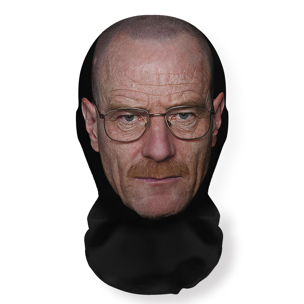 3D Stern Maske Cosplay Kopfbedeckung Hiphop Mode Sturmhaube elastisch Netz Vollgesicht - Bild 27 von 70