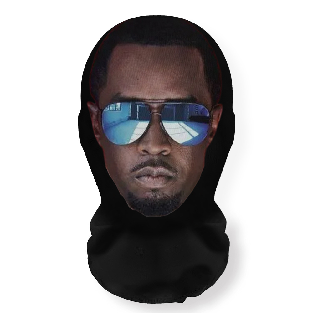 3D Stern Maske Cosplay Kopfbedeckung Hiphop Mode Sturmhaube elastisch Netz Vollgesicht - Bild 33 von 70