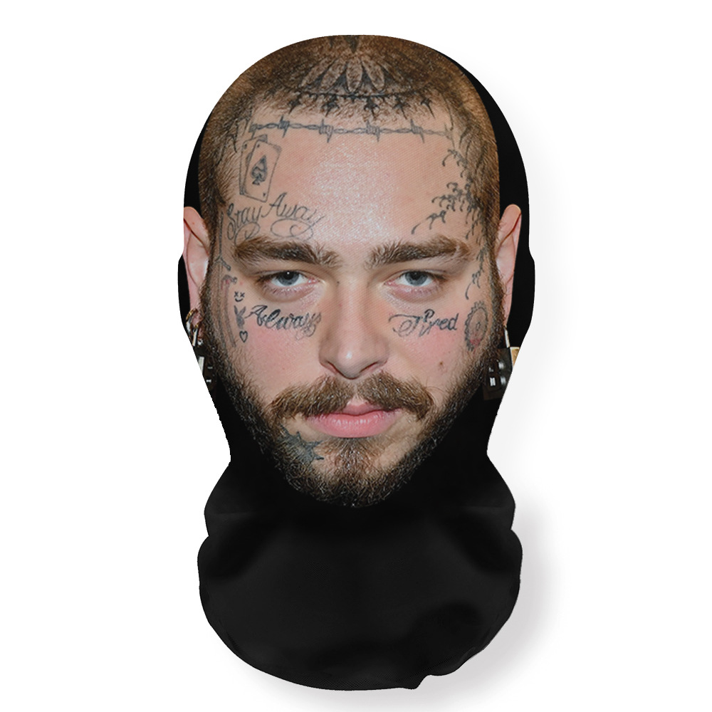 3D Stern Maske Cosplay Kopfbedeckung Hiphop Mode Sturmhaube elastisch Netz Vollgesicht - Bild 44 von 70