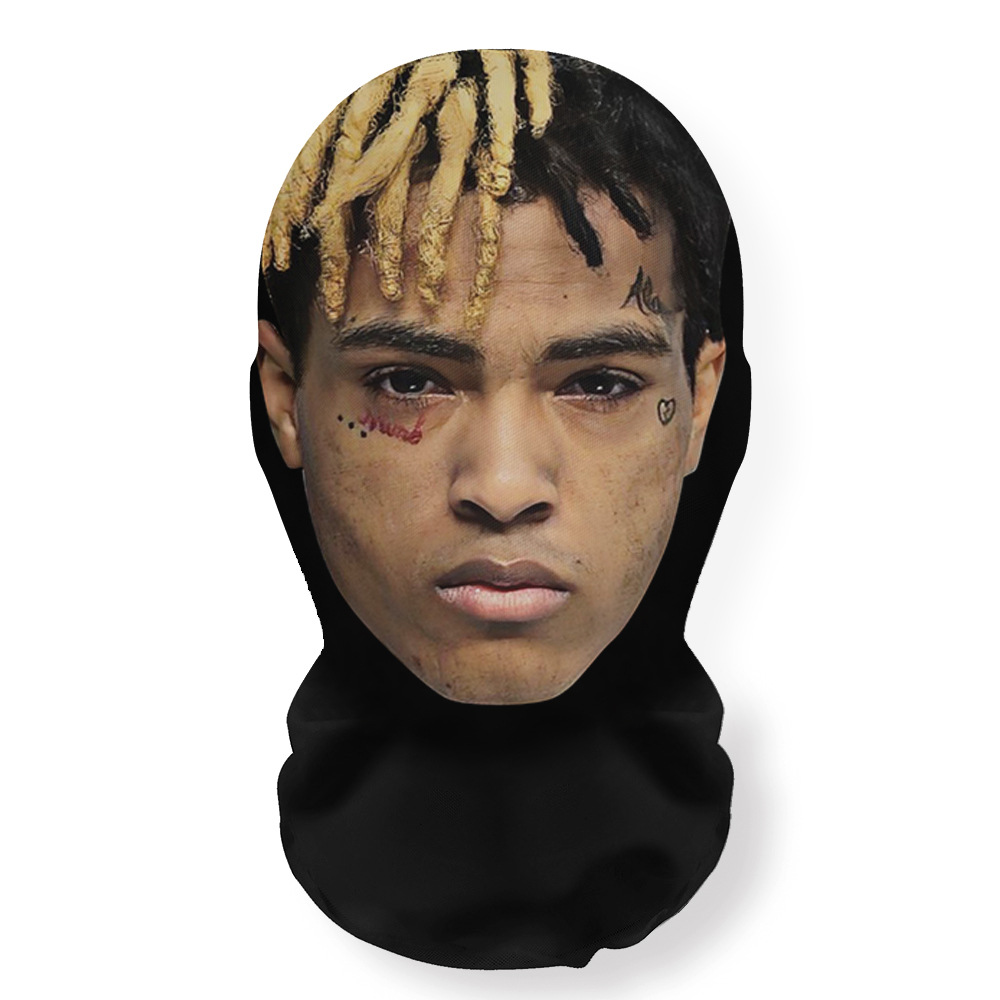 3D Stern Maske Cosplay Kopfbedeckung Hiphop Mode Sturmhaube elastisch Netz Vollgesicht - Bild 46 von 70