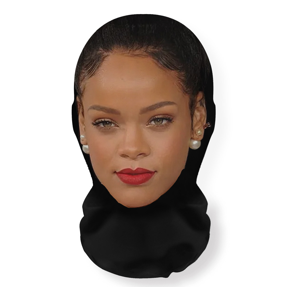 3D Stern Maske Cosplay Kopfbedeckung Hiphop Mode Sturmhaube elastisch Netz Vollgesicht - Bild 49 von 70