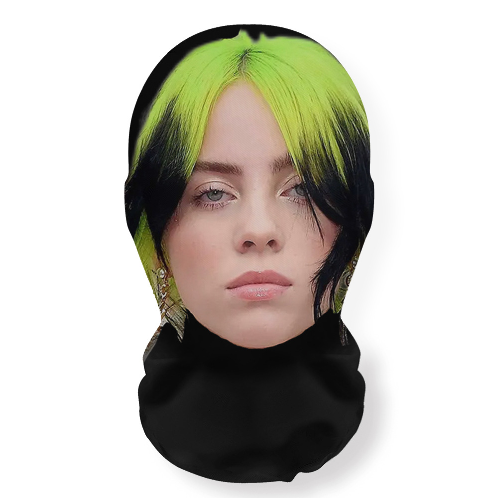 3D Stern Maske Cosplay Kopfbedeckung Hiphop Mode Sturmhaube elastisch Netz Vollgesicht - Bild 50 von 70