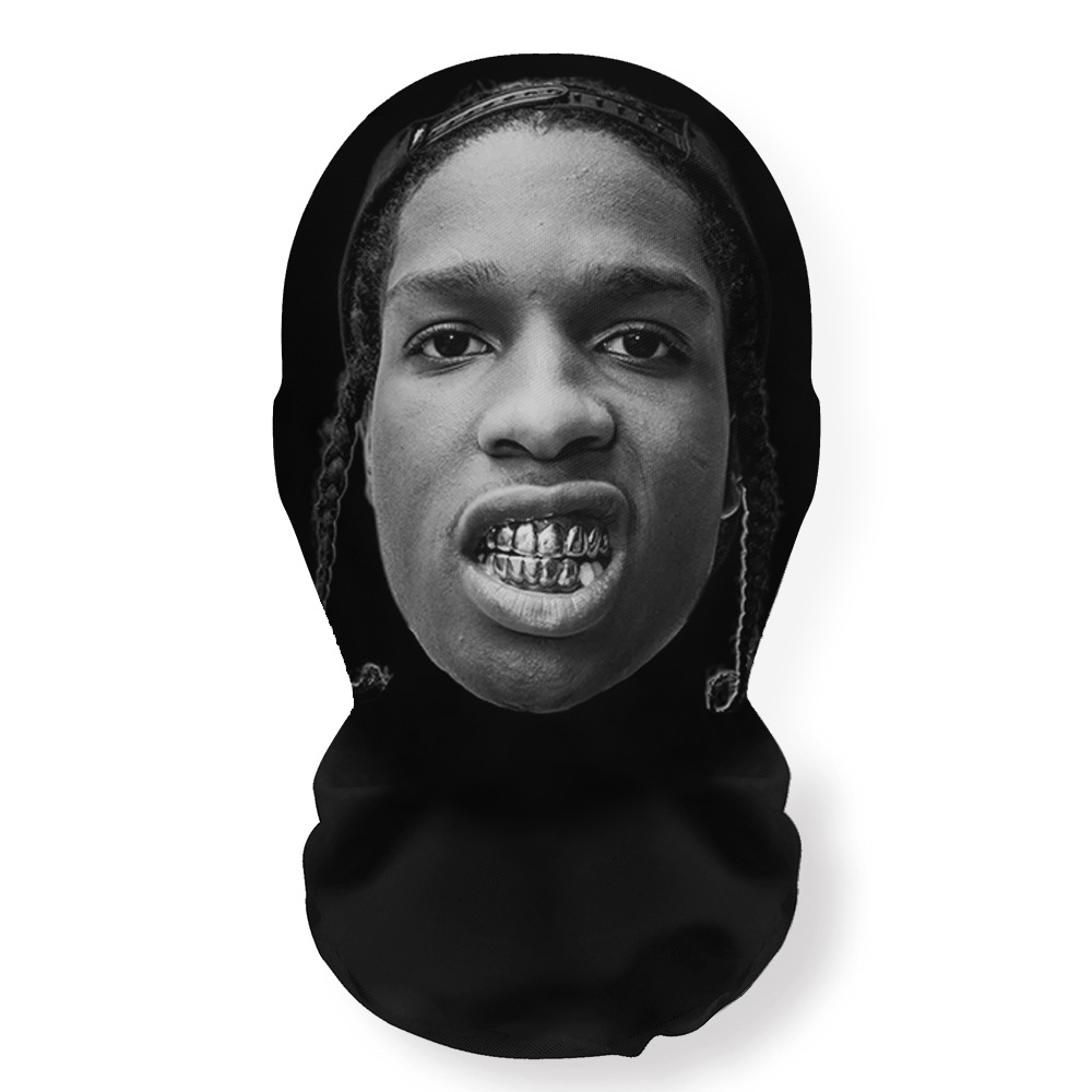 3D Stern Maske Cosplay Kopfbedeckung Hiphop Mode Sturmhaube elastisch Netz Vollgesicht - Bild 53 von 70