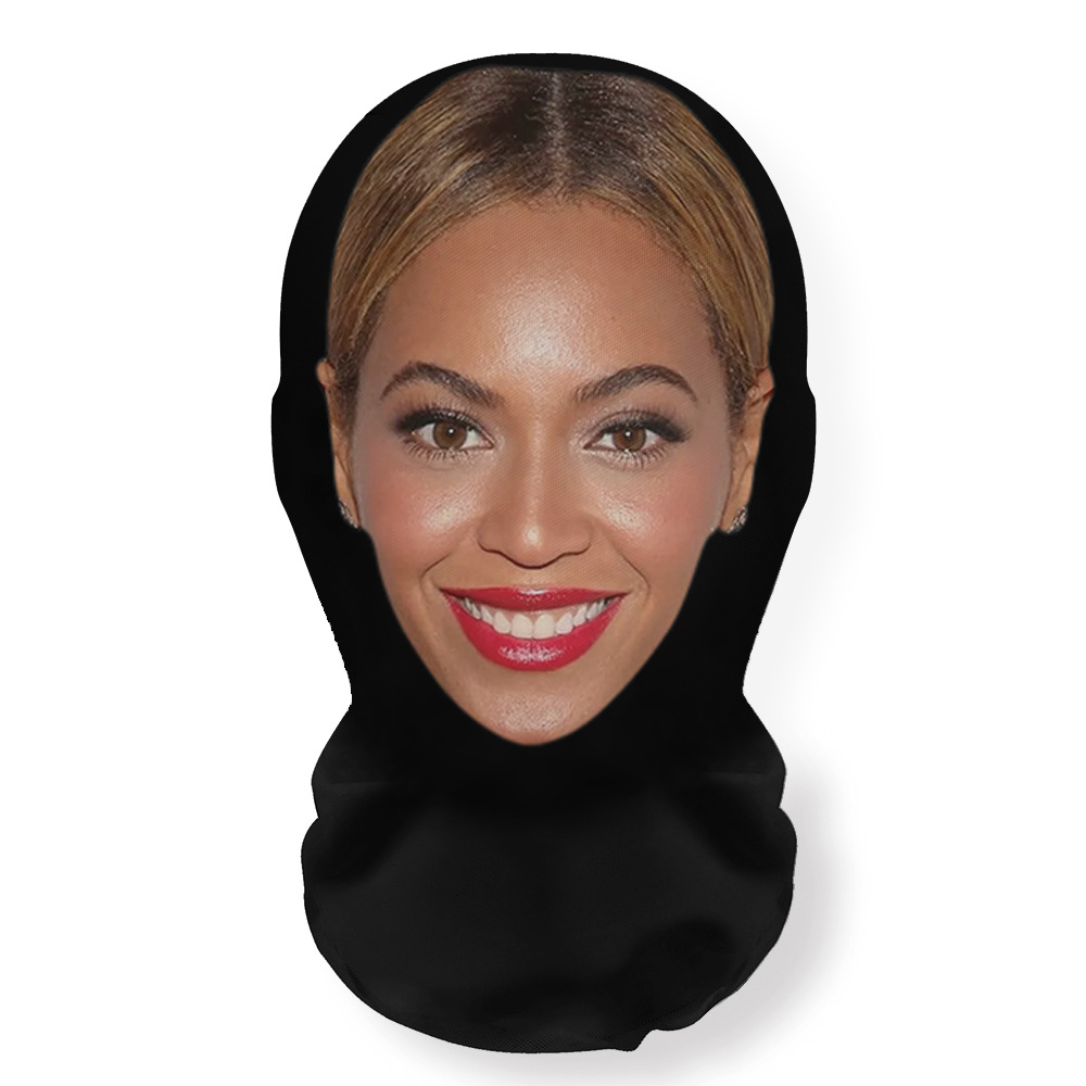 3D Stern Maske Cosplay Kopfbedeckung Hiphop Mode Sturmhaube elastisch Netz Vollgesicht - Bild 60 von 70