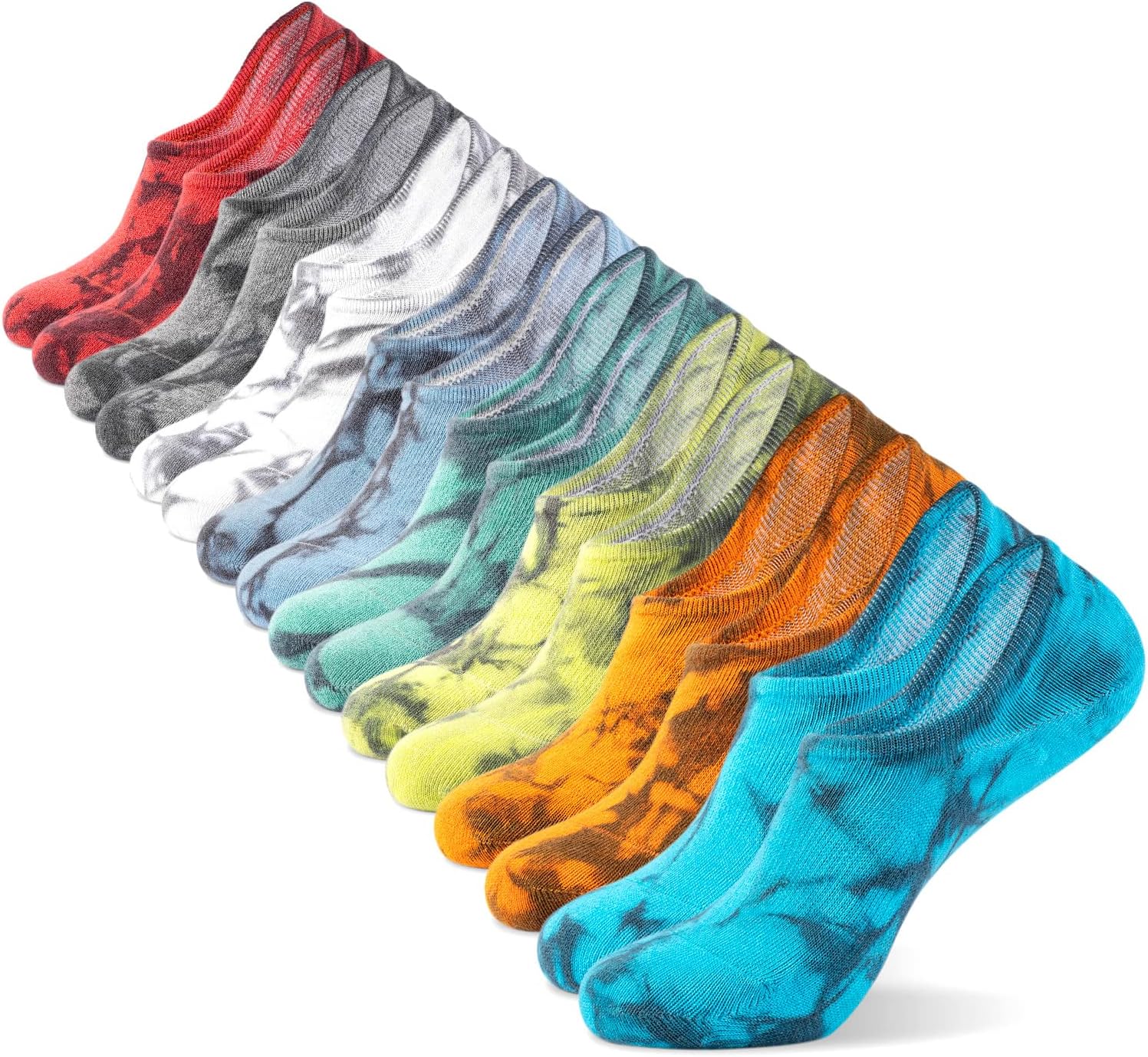 Low Cut Ankle Short Socks for Men Casual Athletic Socks with Non Slip Grip - Picture 31 of 39