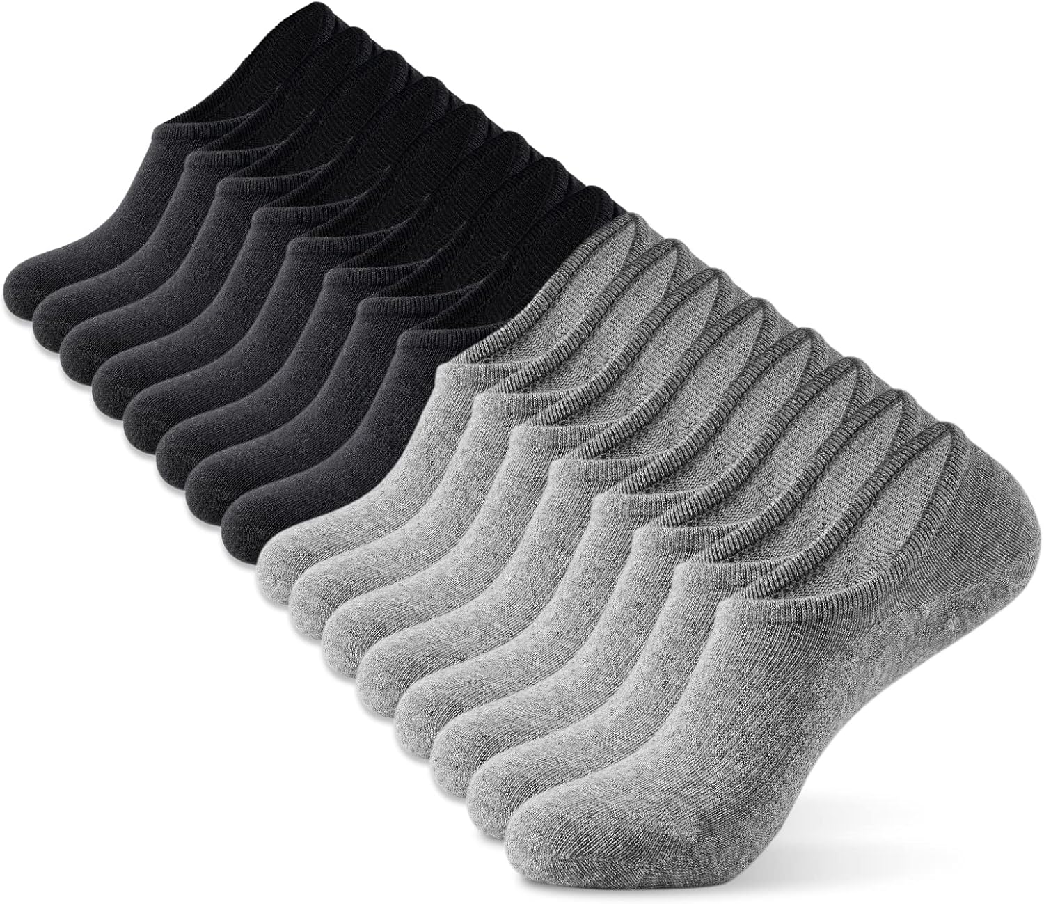 Low Cut Ankle Short Socks for Men Casual Athletic Socks with Non Slip Grip - Picture 35 of 39