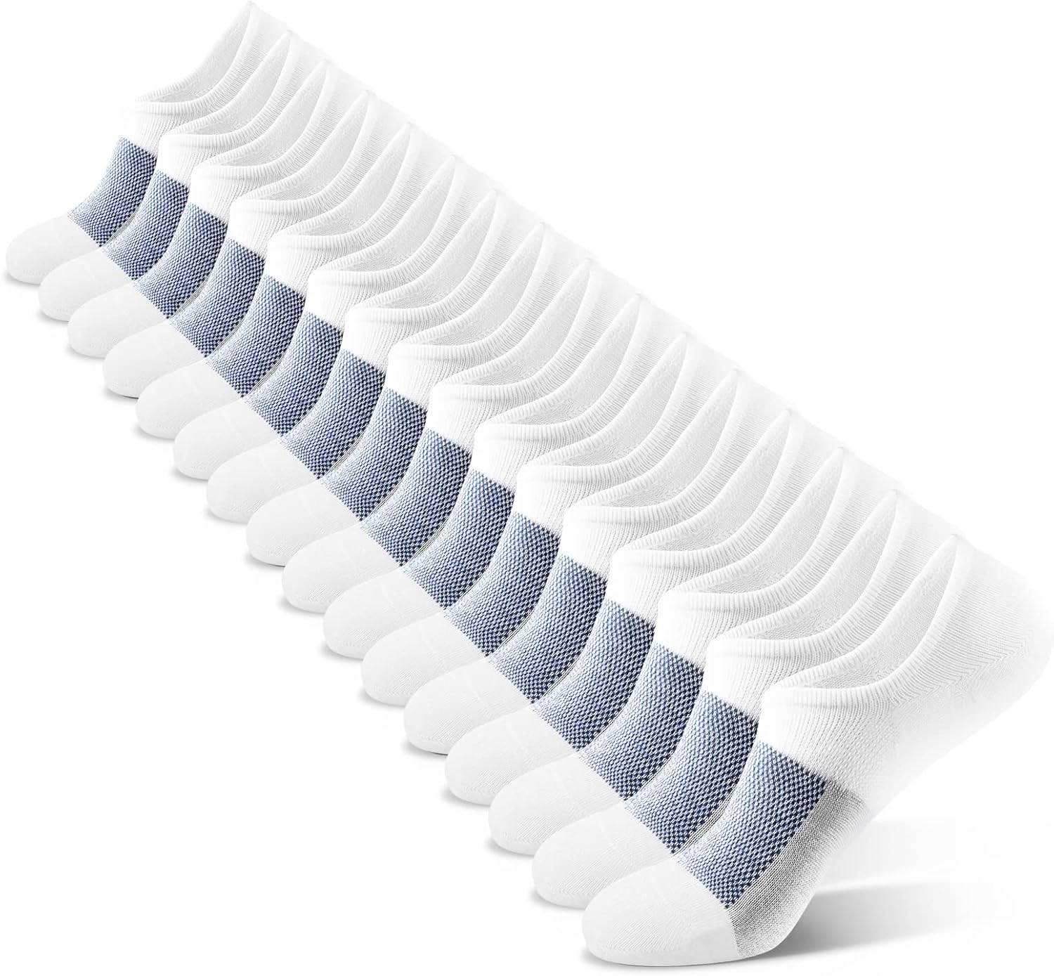 Low Cut Ankle Short Socks for Men Casual Athletic Socks with Non Slip Grip - Picture 37 of 39
