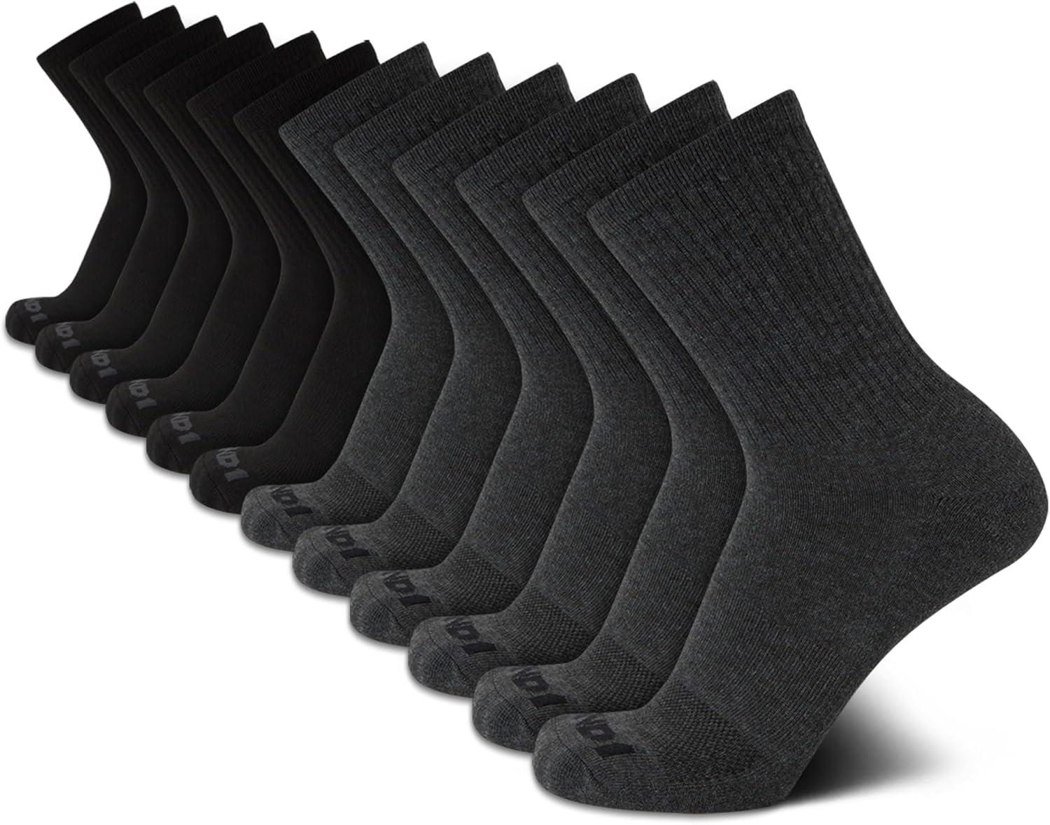 12 Pack Moisture Control Performance Cushioned Short Athletic Socks for Men - Picture 9 of 16