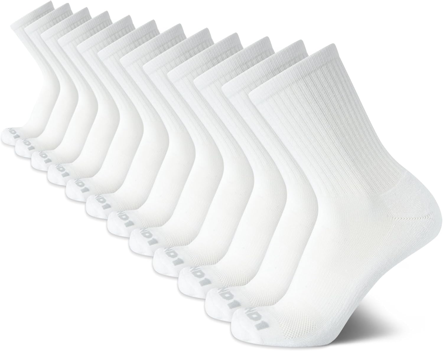 12 Pack Moisture Control Performance Cushioned Short Athletic Socks for Men - Picture 13 of 16