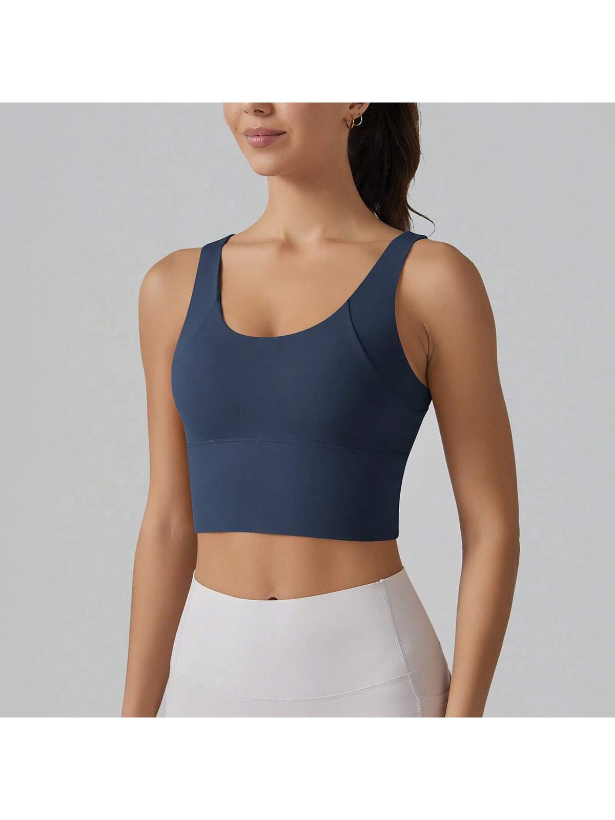 Women's Padded Sports Bra With Wide Straps And Medium Support - Bild 21 von 24