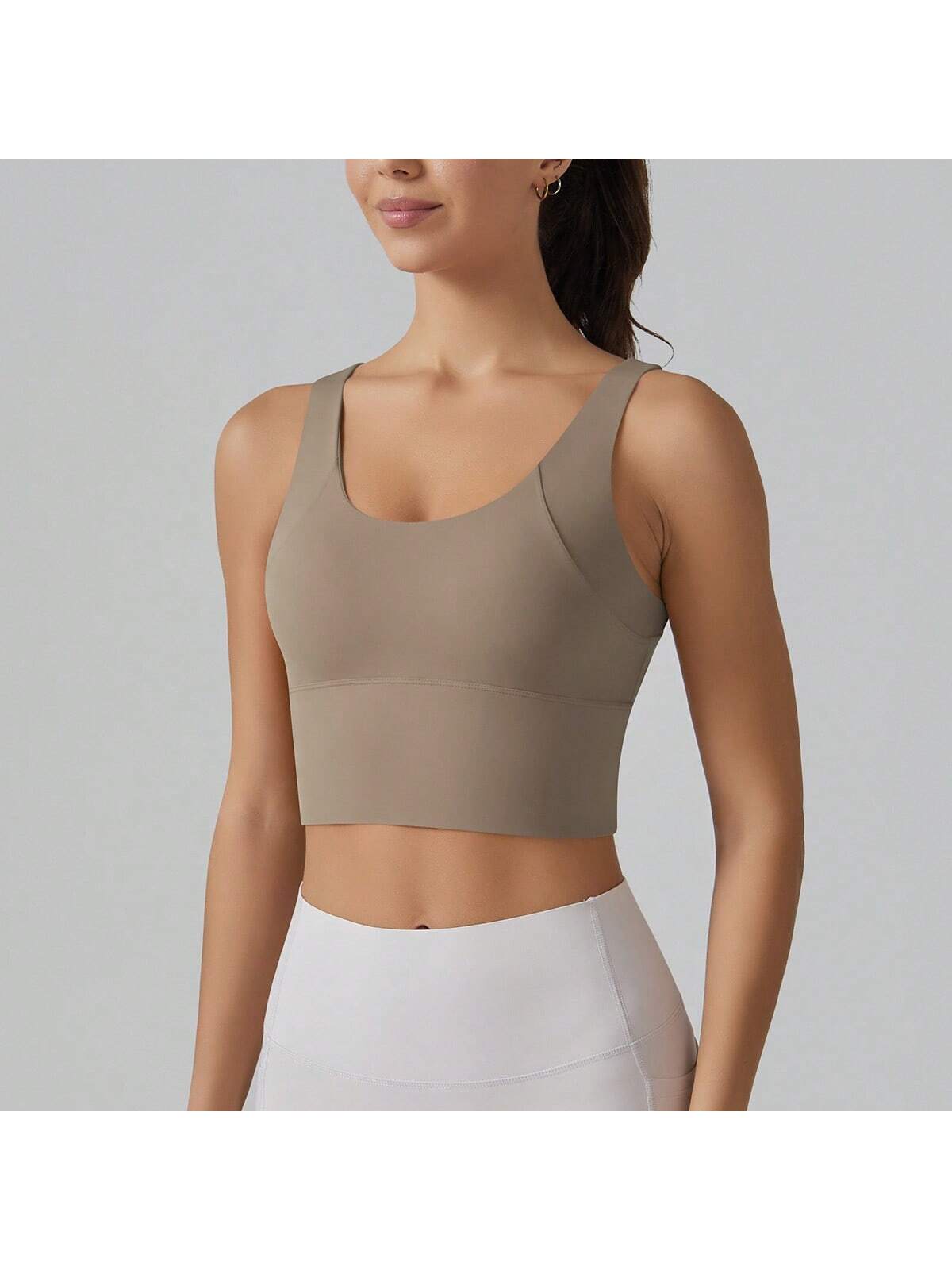 Women's Padded Sports Bra With Wide Straps And Medium Support - Bild 24 von 24